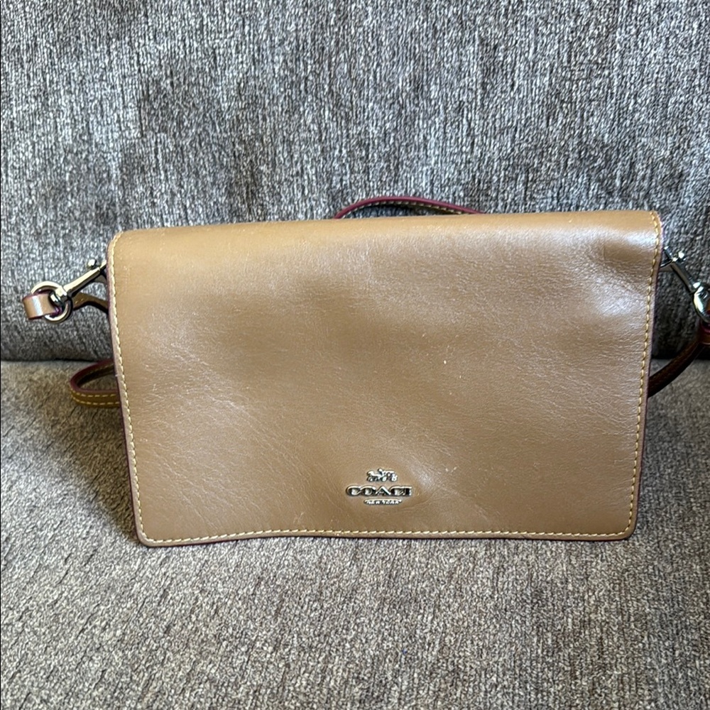 Coach Brown Leather Shoulder Bag